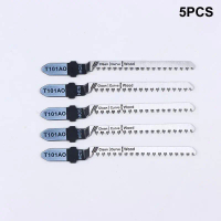 5Pcs T101AOL T101AO Jig Saw Blades Set 20 Tpi, T-Shank, untuk pemotongan ketepatan dan tepi kayu ber