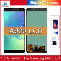 Super AMOLED For Samsung Galaxy A9 2018 A920 A920F SM-A920F/DS LCD Display Touch Screen Digitizer Assembly For A9Star Pro Screen