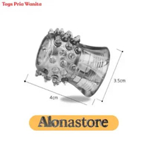 Ring Bulu Berduri Delay Cock Ring Pria Gerigi