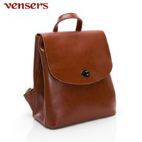 【vensers】小牛皮潮流個性包~兩用包 後背包 側背包 單肩包 日常外出包 休閒包(NL1087602棕色)