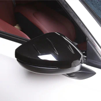 Car Accessories Side Door Rearview Mirror Caps Trims Shell Case Frame Carbon Fiber Color Stickers For Honda Civic 11th Gen 2022
