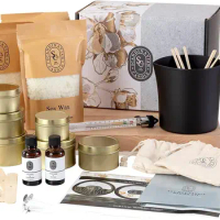 DIY Candle Maker Arts and Crafts Kits for Adults - Professional Candle Supplies to Create 6 Beautiful Scented Soy Wax Candles