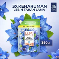 Lux Botanicals Sabun Mandi Cair Pouch Refill Bright Bluebell Body Wash [380 g]