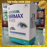 Viên bổ mắt BRIMAX EYES Lutein Zeaxanthin giúp cải thiện thị lực, giảm khô mắt, mỏi mắt hộp 30 viên
