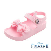 【Disney 迪士尼】正版童款 冰雪奇緣 女童勃肯休閒涼鞋-粉紅/FOKT37673