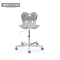 【韓國 Roichen】優雅椅/辦公椅 灰色 【三井3C】