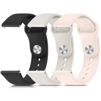 20mm 22mm strap For Samsung Galaxy watch 6/5/4/6 Classic/5 pro/4/Active 2 Silicone bracelet Huawei watch GT 4-2-2e-3-3 pro band