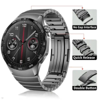 No Gap Metal Band for Huawei Watch GT4 46mm Official Stainless Steel Quick Release Bracelet for Huawei Watch GT4 Belt Wristband