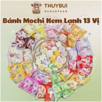 (Full 13 Vị) Bánh Mochi Kem Sữa Vị Sầu Riêng/ Khoai Môn/ Đậu Nành, Bánh Mochi Phủ Dừa, Bánh Mochi Đà