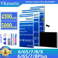 YKaiserin High Quality Battery For IPhone (6 6S 7 8) Plus X 6Plus 6sPlus 7Plus 8Plus Replacement Batteria