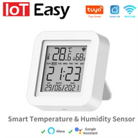 Tuya WIFI Temperature &amp; Humidity Sensor for Smart Home var SmartLife Thermometer Hygrometer Support Alexa Google Assistant
