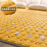 牛奶絨床墊家用雙人1.8m薄款床墊防滑冬天保暖絨床褥子墊被珊瑚絨
