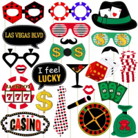 Casino Theme Party Decoration Poker Disposable Tableware Magic