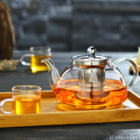 玻璃泡茶壺 304過濾紅茶泡茶燒水壺加厚耐熱玻璃煮茶壺黑茶壺蒸汽