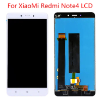 For Xiaomi Redmi Note 4 LCD display with frame touch screen display Redmi Note 4 MTK Helio X20 LCD display assembly