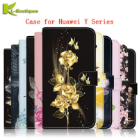 Wallet Card Stand Magnetic Flip Case For Huawei Y6s 2020 Y9s Y5p Y6p Y7a Y5 2018 Y6 Y7 Y9 Prime 2019 Coque Leather Phone Cover