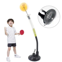 Sucker Type Table Tennis Machine Rapid Rebound Ball Clip Training Machine Ping Pong Training Robot for Stroking Action Outdoor