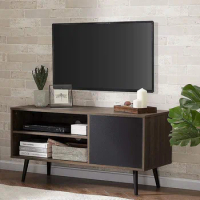 TV Stand,Wood TV Cabinet Media Console with Storage,Home Entertainment Center,for 50 Inch Flat Screen,TV Stand
