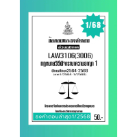 LAW3106(LAW3006) กฎหมาย วิธีพิจารณาความอาญา1 แนวคำถามธงคำตอบม.ราม ส่วนภูมิภาค