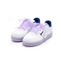 FILA Jelly 女休閒板鞋-白/紫 5-C336Y-194