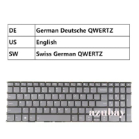 Keyboard For Lenovo V17 G2-ITL 82NX V17 G3 IAP 82U1 V17 G4 IRU 83A2 Yoga 7 16IAH7 7 16IAP7 82UF 82QG Swiss German QWERTZ US