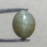 ASLI BATU NATURAL CAT EYES MATA KUCING ACTINOLITE PANDAN HIJAU YUNAN