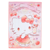 【震撼精品百貨】Hello Kitty 凱蒂貓~日本三麗鷗SANRIO Kitty毛毯130×180cm 冰淇淋*13736