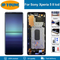 6.1'' For Sony Xperia 5 II X5 II X5II LCD SO-52A XQ-AS42 XQ-AS52 XQ-AS62 XQ-AS72 Display Touch Panel Screen Digitizer Assembly