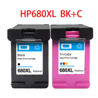 Compatible Ink Cartridge Replacement For HP680 HP680XL HP680XXL Deskjet 1115 1118 2135 2136 2138 2675 2676 2677 2678 ​Printer