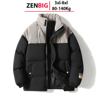 Áo khoác phao nam big size ZENBIG, áo khoác ấm cho mùa đông size lớn từ 3xl-8xl phù hợp với người từ