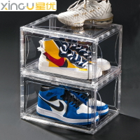 鞋盒收納盒透明高鞋子收納多層收藏鞋柜球鞋網紅防氧化鞋墻