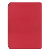 for Surface Go/Surface Go2 10-Inch Ultra-Thin Lightweight Caster Pattern Tablet Leather Case(Red)