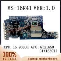 MS-16R41 VER:1.0 With SRFCR I5-9300H CPU Mainboard For MSI MS-16R41 Laptop Motherboard GTX1650 / GTX1650TI 100%Full Working Well