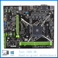 For MAXSUN A320D4 Turbo Computer USB3.0 M.2 Nvme SSD Motherboard AM4 DDR4 A320 Desktop Mainboard Used