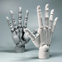 Imitation of Human Hands Left/Right Articulated Hand Model Flexible Adjustable Hand Finger Joint Fig