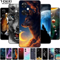For Oneplus Nord N30 N20 N10 Case Silicone Black Tiger Cat Marble TPU Soft Back Cover for One Plus Nord N30 N 30 Bag Nord30 Euti