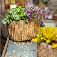 Imitation Vine Cement Flower Pots Balcony Courtyard Bonsai Pot Personalized Decor Garden Pots Versatile Practical Plant Stand