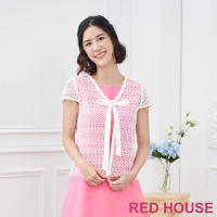 【RED HOUSE 蕾赫斯】蕾絲鏤空外套(共2色)