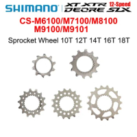 SHIMANO 12v Sprocket Wheel DEORE SLX XT XTR 10T 12T 14T 16T 18T For M6100 M7100 M8100 M9100 M9101 Cassette MTB