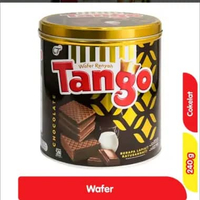 wafer tango coklat kaleng