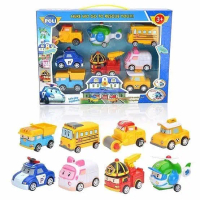 Mainan Anak Mobil Robocar Poli Pull Back