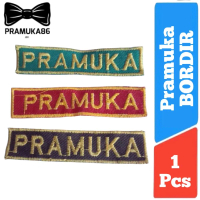 Bed Tulisan PRAMUKA Bordir / Text PRAMUKA / Badge Pramuka Bordir
