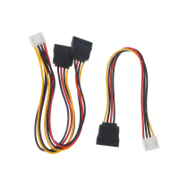 4pin ke kabel kuasa SATA untuk hikvision Dahua mini vcr ip kamera cctv cakera keras satu ke satu sat