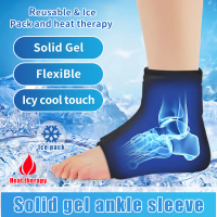 Solid Hydrogel Ice Pack for Sports Ankle Sprain Cold and Hot Compress Patch Joint Redness Protection