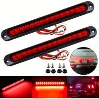 2pcs LED Lights for Car Modification Red Lens Light Auxiliary Lights Fit for Various Car Models, Wit