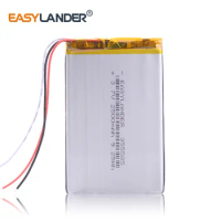 NTC 3-wire 355585 2500mAh 3.7V Lithium Polymer Rechargeable Battery For Phone E-Book Onyx Boox Poke Pro PAD LAPTOP GPS DVR
