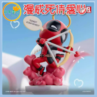 ●秋葉電玩● 泡泡瑪特 漫威死侍 粉紅愛心 盲盒 潮玩 公仔 模型 手辦