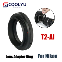 T2-AI Aluminium Lens Adapter T Ring For Nikon AF Mount D3 D50 D90 D800 D5100 D5200 D7000 D7100 D5300 D5000 D3300 DSLR Camera