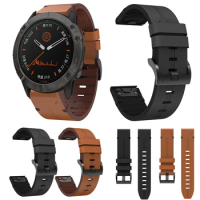 Leather Strap For Garmin Tactix 7 Pro Delta/Bravo Quick Fit Band For Forerunner 935 945 745 LTE 22/26mm Belt Bracelet Wristbands
