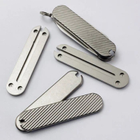 1 Pair Titanium Alloy Handle Scales for 58mm Victorinox Swiss Army Knives